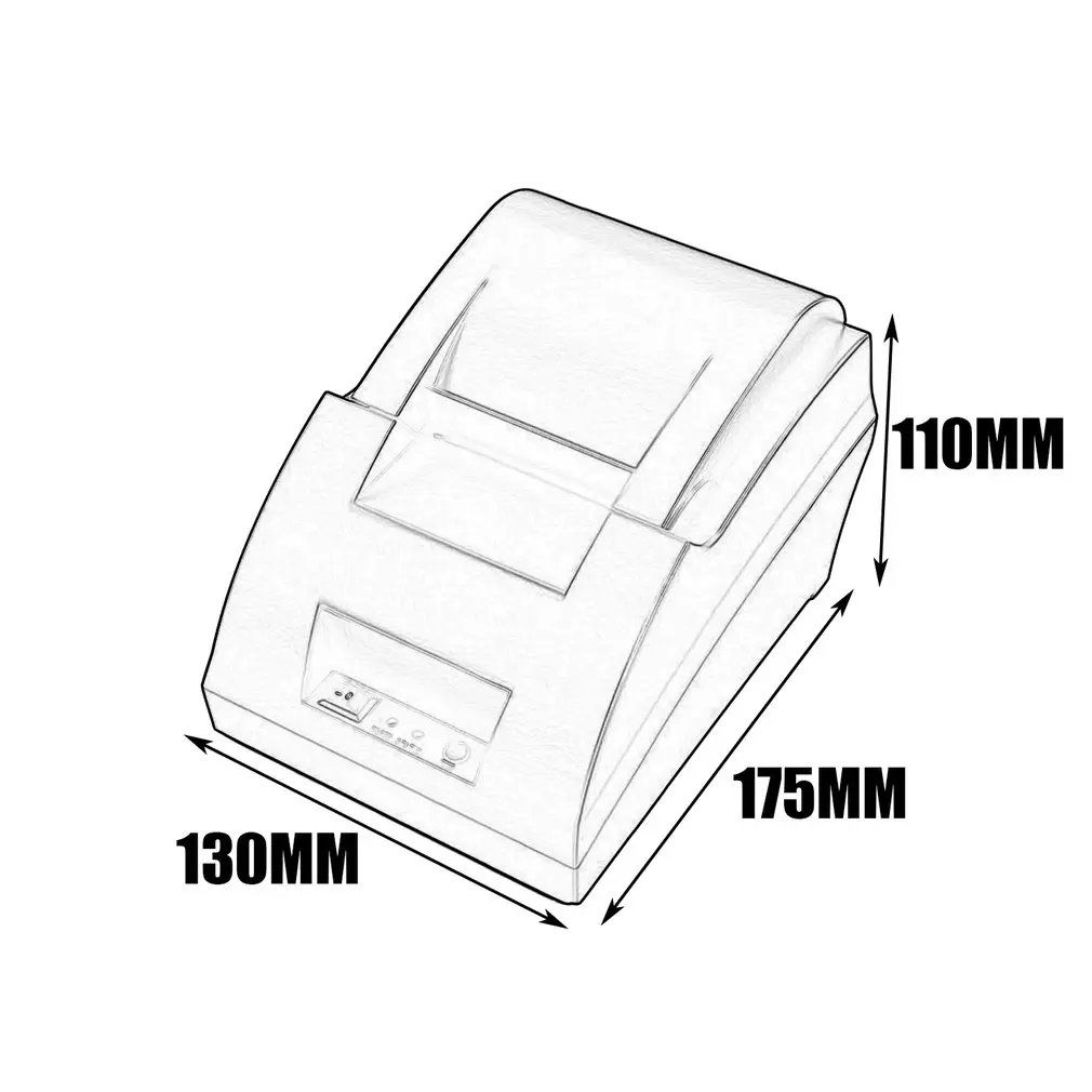 Термопринтер 58 мм usb порт POS чековый принтер 5890C для кассовых аппаратов в супермаркете Горячая высокая скорость Eletronic Горячий