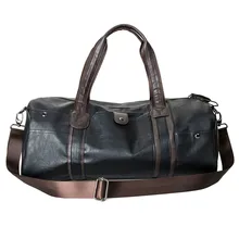 Новая мужская сумка для фитнеса, сумка для тренировок, многофункциональная сумка из искусственной кожи, спортивная сумка для плавания и путешествий, большая ВМЕСТИТЕЛЬНОСТЬ