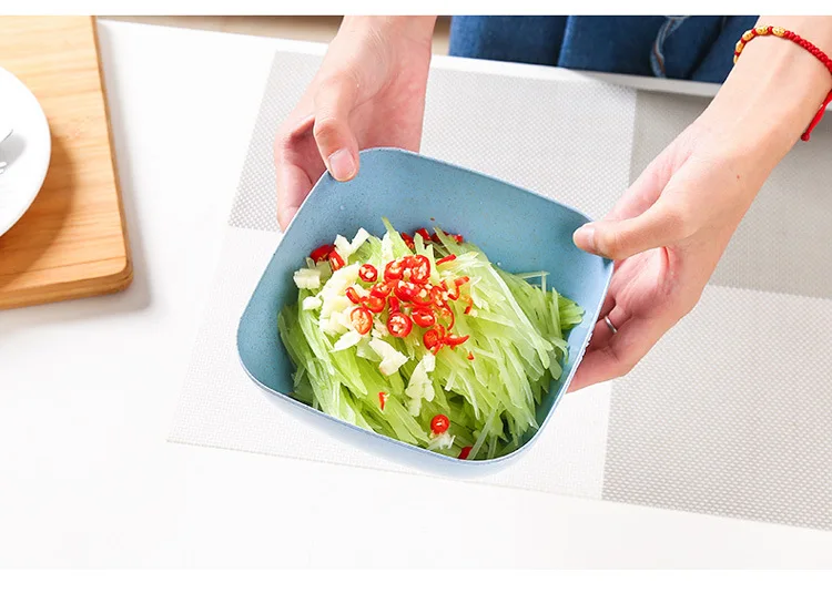 Thick Plastic Square Fruit Bowl Salad Bowl Food Sunflower Seed Water Fruit Bowl-Snacks Sugar Fruit Bowl Dried Fruit Bowl