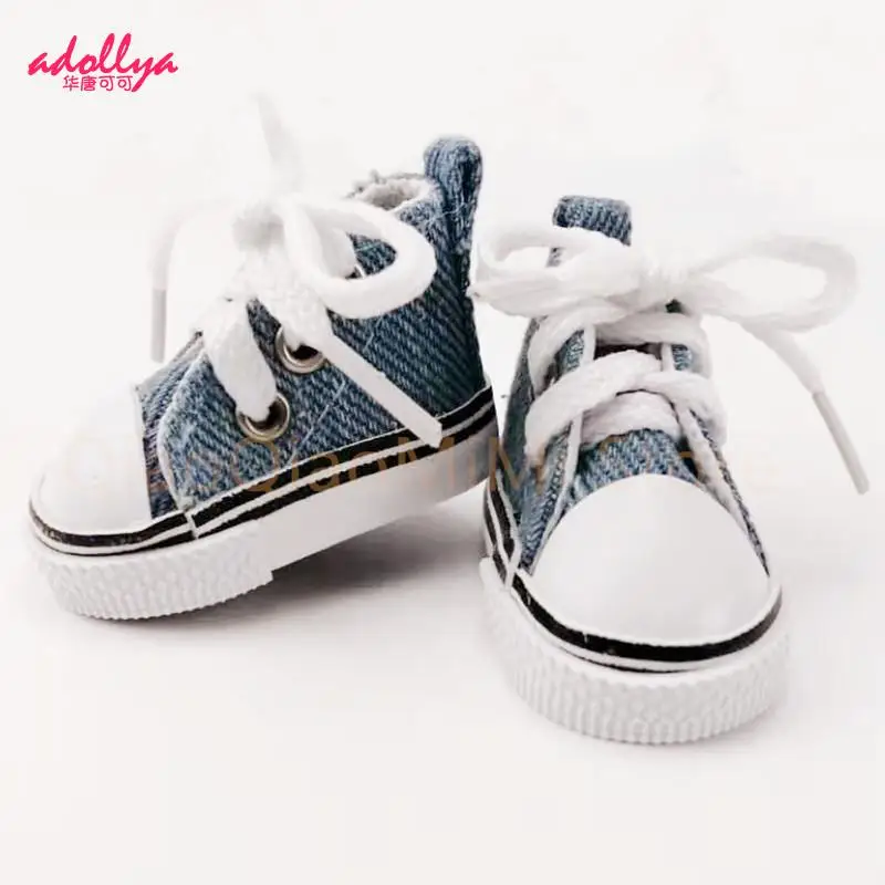 Doll-Accessories Toys Sneakers Canvas BJD High-Top Girls Handsome Fashion Shoes for 5cm