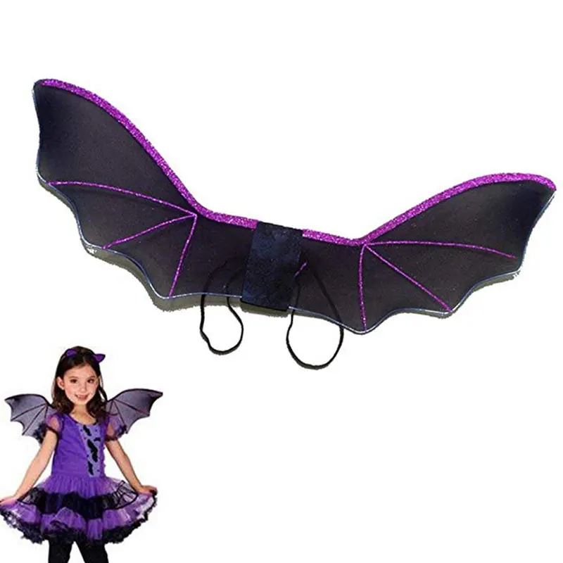 Cute Bat Wings Children'S Halloween Party Witch Cosplay Batwings | Тематическая одежда и униформа
