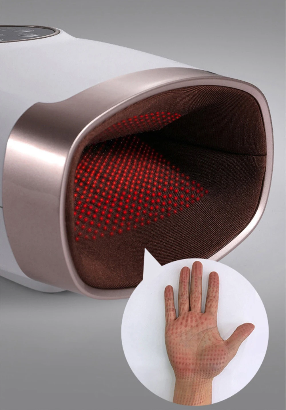 

Multifunction Intelligent Air Pressuretiming Hand Massager Hot Compress For Finger Joints Electric Pneumatic Palm Wrist Massager