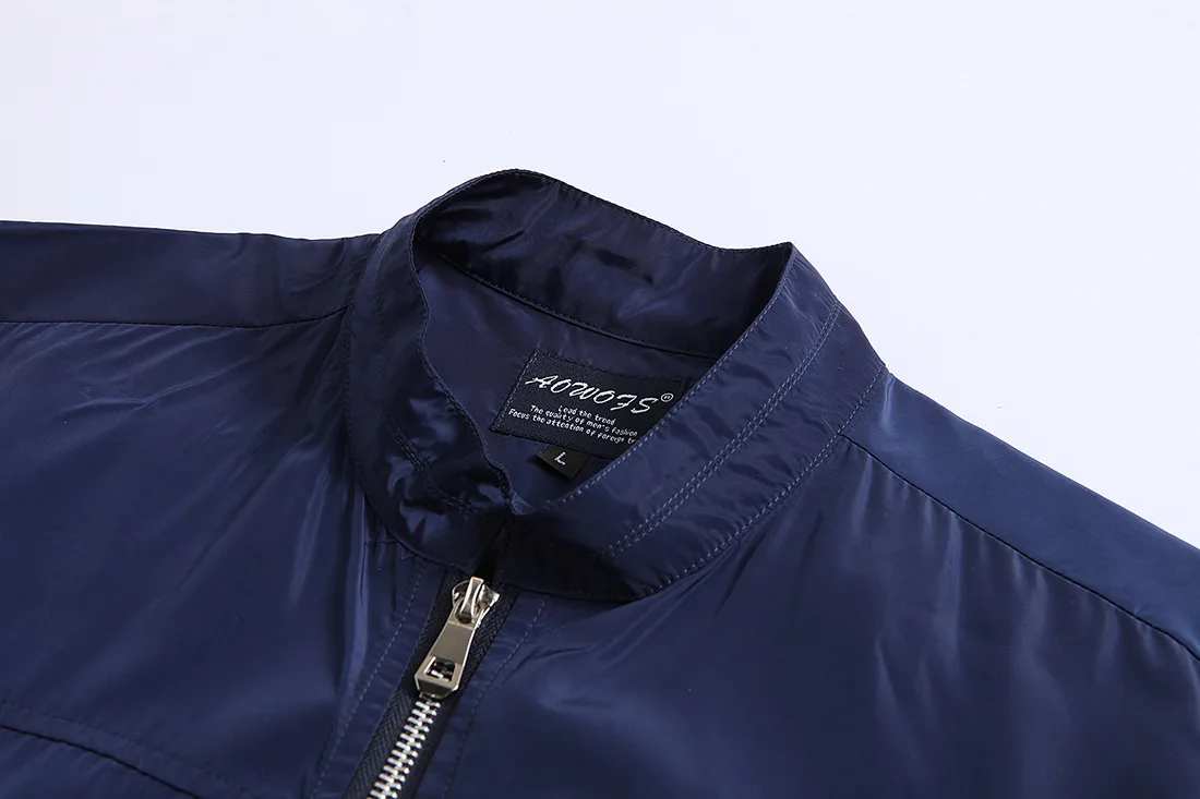 

Aowofs Fashion Spring Clothing New Style England Slim Fit Elegant Men's Waterproof Trend Jacket D006