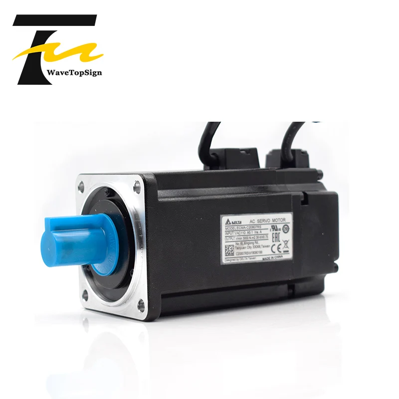 WaveTopSign 델타 서보 모터 키트 750W B2 시리즈 ASD-B2-0721-B ECMA-C20807RS 2.39N.M 5.1A(3M 케이블 포함)