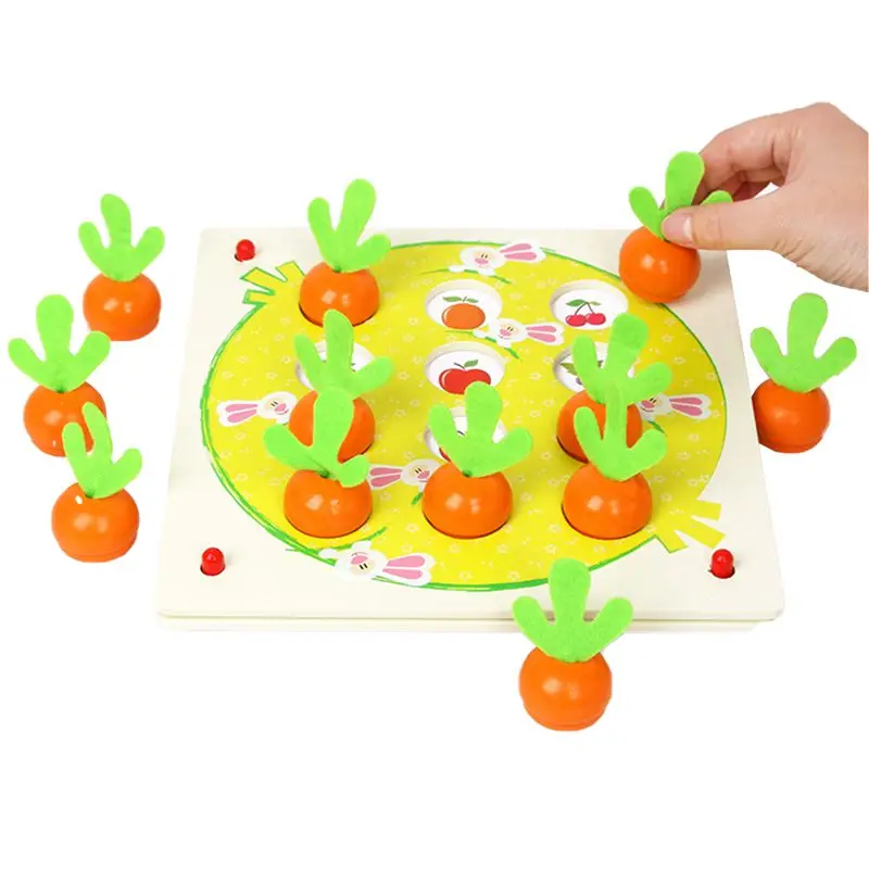 

Children'S Radish Memory Chess Parent-Child Interaction Table Games Intelligence Development Early Educational Training Toy