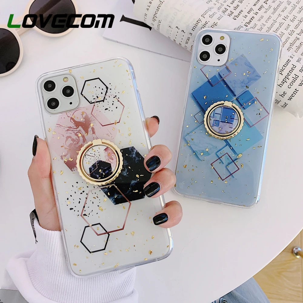 Чехол для телефона iPhone 11 Pro Max XR X XS 7 8 6 Plus мягкий чехол с геометрическим рисунком из