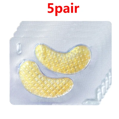 5pack Gold 5 упаковок, кристаллическая коллагеновая маска для глаз Putimi, патчи против морщин, против старения, удаляют темные круги, Уход за глазами, черная маска для ухода за кожей - Цвет: 5pack Gold