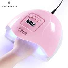 72 Вт УФ-лампа для ногтей Сушилка для ногтей 30 с/60 с/99 с УФ-гель для отверждения всех гель-лаков 36 светодиодов УФ-лампа для лечения геллака маникюра