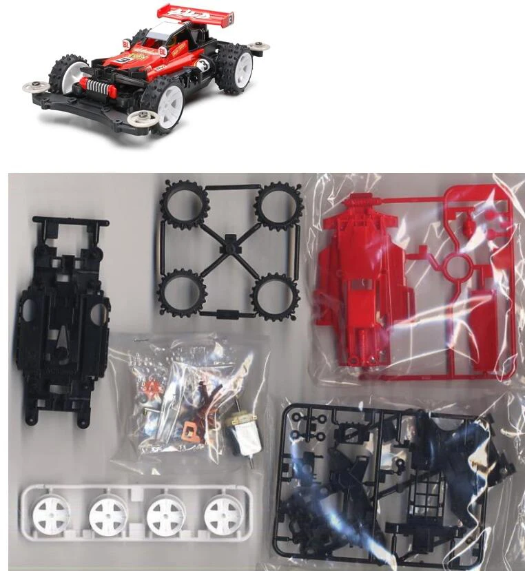 Tamiya 1/32 Mini 4wd Car Model Hotshot Jr. (ms Chassis