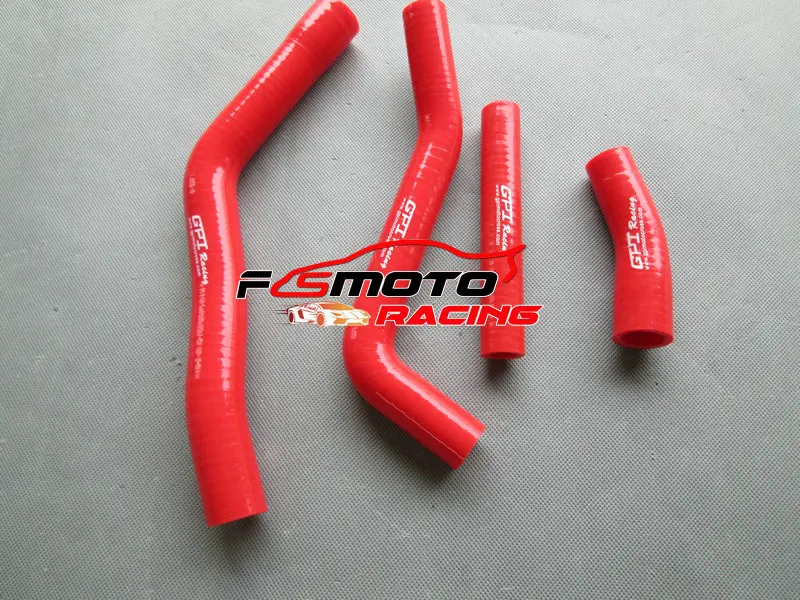 Комплект силиконовых шлангов радиатора для YAMAHA YZ 450 F YZ F450 YZ F 450 2010 2011 10 11 2012 2013 - Цвет: Красный
