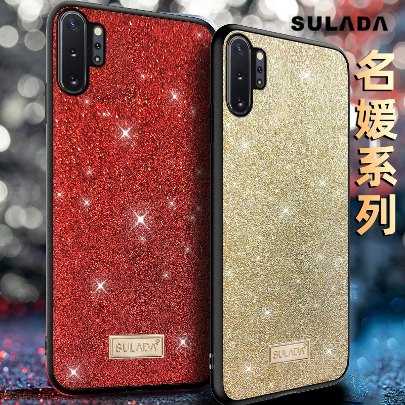 

Full Dazzling Glitter Case For Samsung Galaxy Note 8 9 10 10+ Plus Back Cover Fashion Bling Luxury Girls Women Her Shockproof