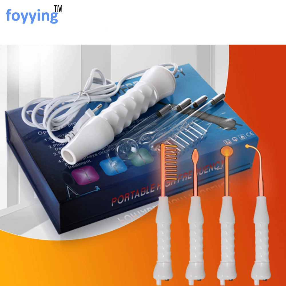 

foyying Portable Handheld High Frequency Facial Machine - Acne, Anti-inflammatory, Skin Tightening, Wrinkles, Fine Lines