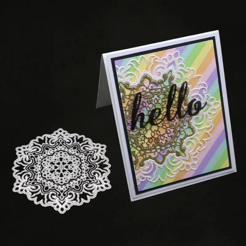 

1Set Flower Heart Metal Cutting Dies Stencil DIY Scrapbooking Album Stamp Paper Card Embossing Craft Decor