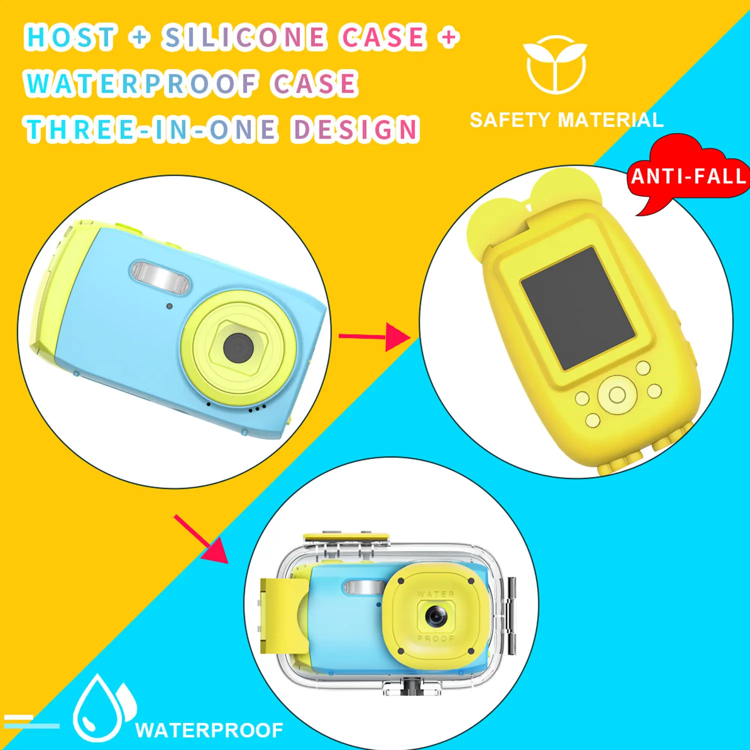 Детские Цифровой средства ухода за кожей мини микро Камера детей экшн