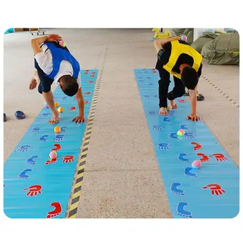 

Hands and Feet Game Pad Team Expand Props Outdoor Training Group Building Fun Game Pads Children Kids Games Toy Mat R7RB
