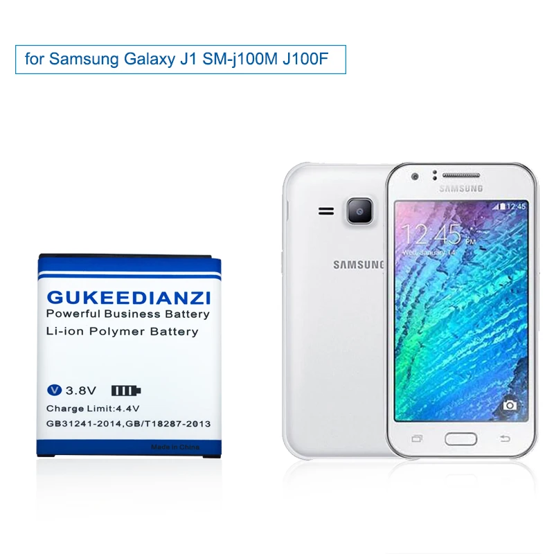 GUKEEDIANZI J1 j100 телефон Батарея для Samsung Galaxy J1 j100 J100F/D J100FN J100H J100M Батарея EB-BJ100CBE EB-BJ100BBE
