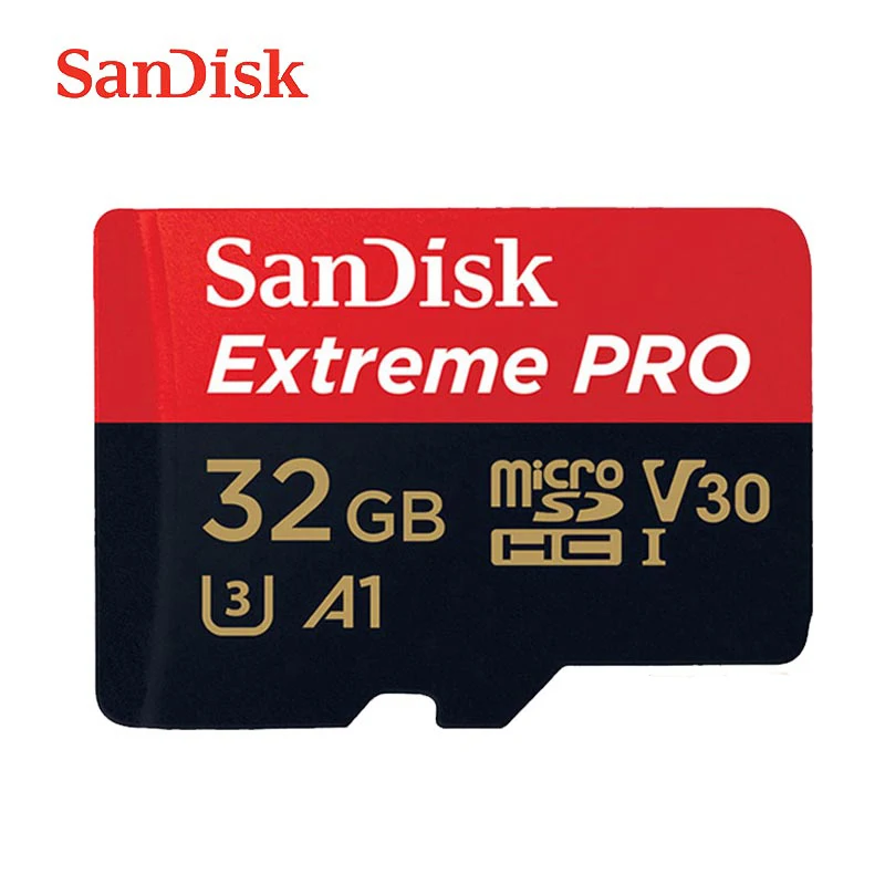 SanDisk Extreme Pro micro SD карта 128 Гб microSDHC SDXC UHS-I памяти 64 ГБ TF для дрона 32 U3 с адаптером |
