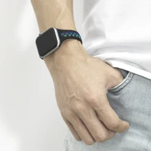 

Solicone Sport Band For Apple Watch 1 2 3 4 56SE7 Iwatch 38mm 42mm 40mm 44mm 41mm 45mm Bracelet Solo Loop Watchbands Smart Watch