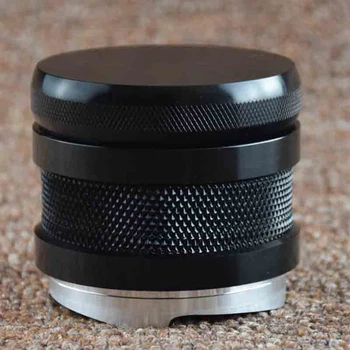 

New Double-Sided Manual Barista Coffee Espresso Uniform Pressure Anti-Smash Solid and Three-Angle Slope Bracket for Thick Powder