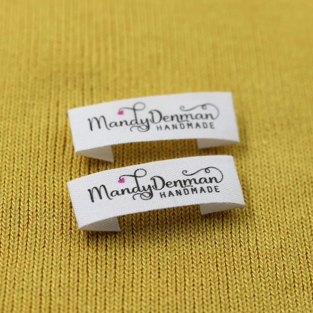 Sewing labels Brand labels Clothing Tags Cotton Ribbon label Handmade label twill labels ironing labels clothing labels