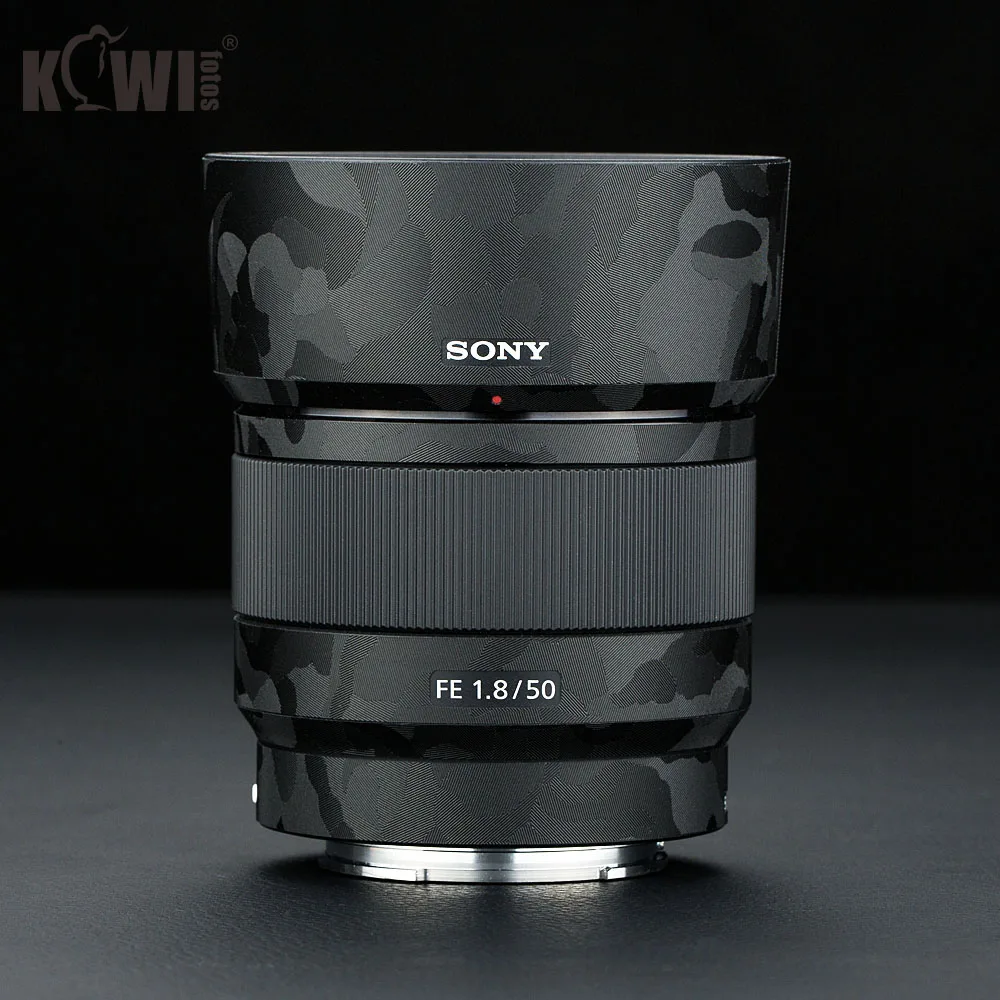 Анти-Царапины объектив камеры кожи фильм Комплект для sony FE 50 мм F1.8(SEL50F18F) объектив и ALC-SH146 бленда 3M наклейка протектор