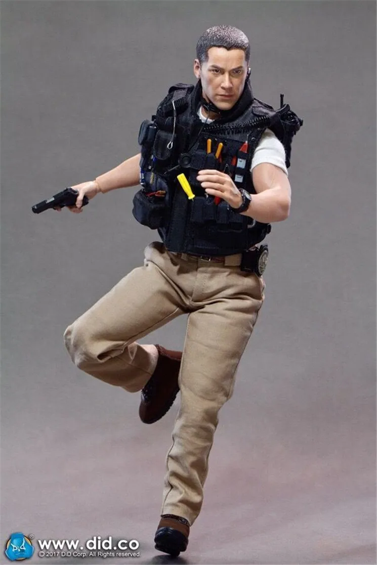 DID MA1003 1/6 LAPD SWAT '90s Кенни СПИД Лос-Анжелес полиция 1" Коллекционная фигурка