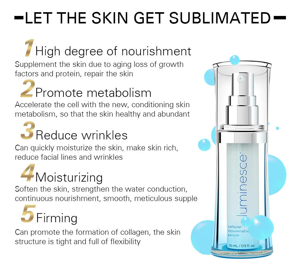 Оригинальная моментально Jeunesse Luminesce клеточная омолаживающая сыворотка Argireline Creme