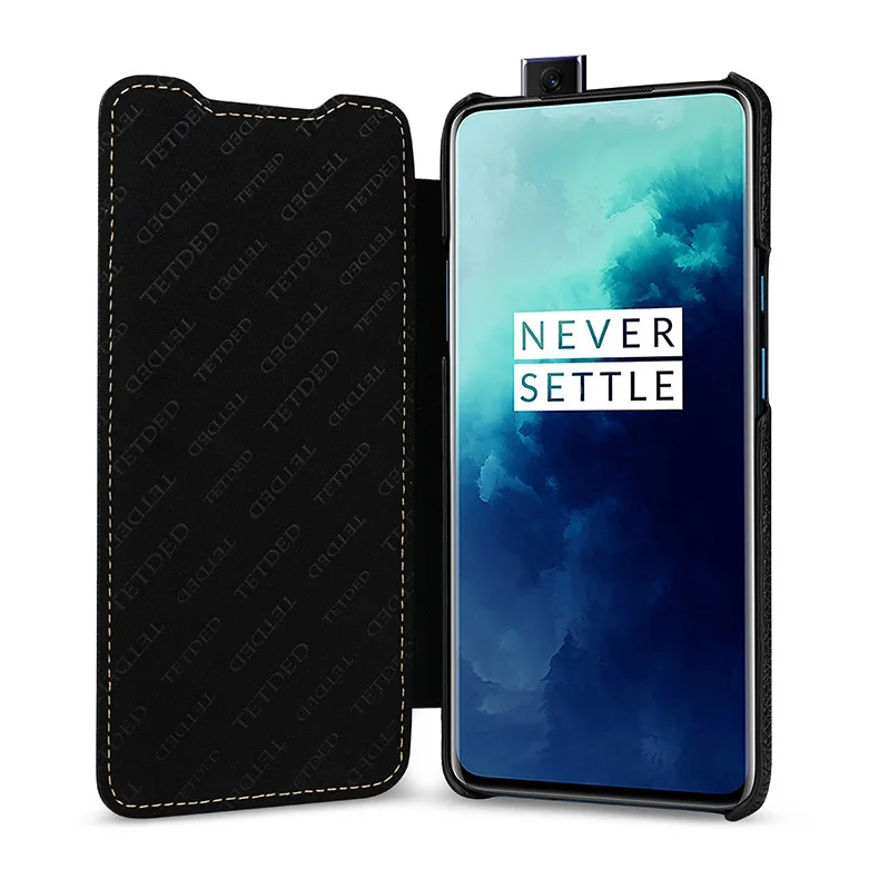 Роскошный чехол для телефона из натуральной кожи для Oneplus 7T 7T Pro ручной работы модный флип-защитный чехол для Oneplus 7T 1+ 7T coque capa