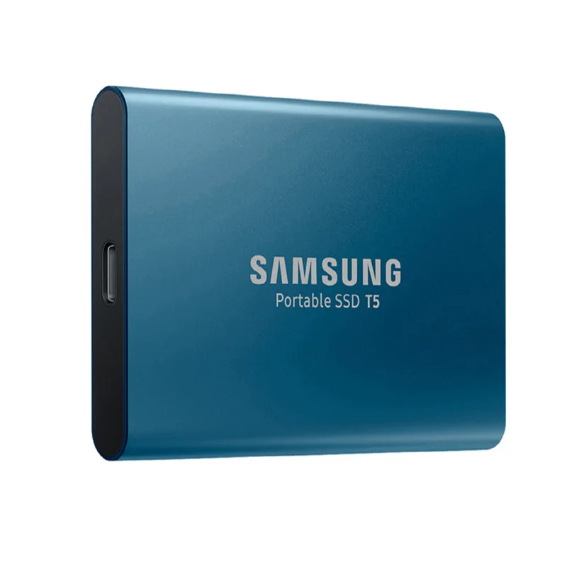 samsung SSD 500GB 1 ТБ внешний твердотельный диск T5 USB3.1 type-C портативный жесткий диск для ноутбука Настольный ПК - Цвет: Blue