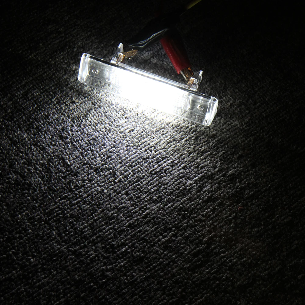 2X18SMD BENZ R129 светодиодный светильник номерного знака без ошибок для Mercedes Benz e-класса S124 tsl-класса R129