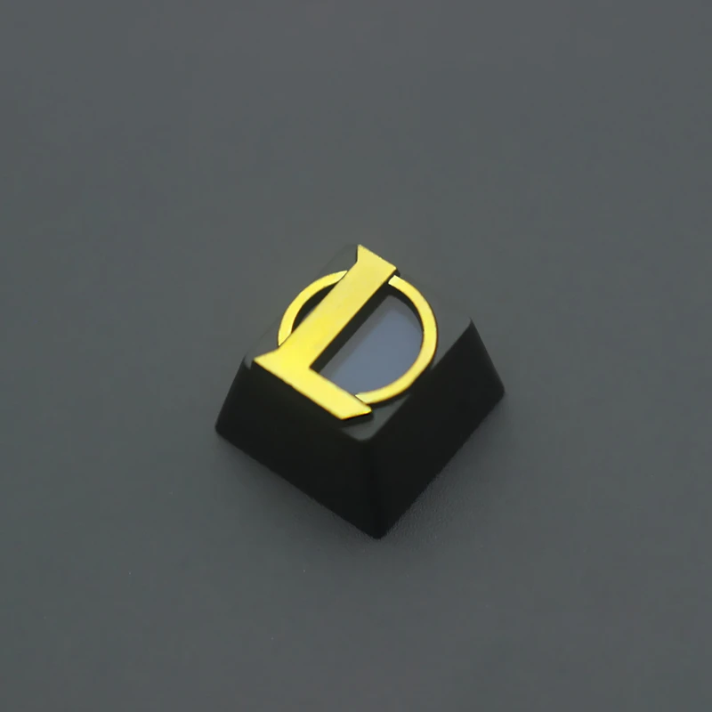 personalidade liga de alumínio zinco metal keycap