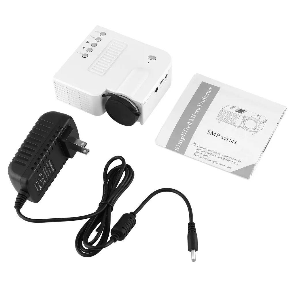 UC28B Мини Портативный светодиодный проектор 1080P мультимедиа семейный кинотеатр