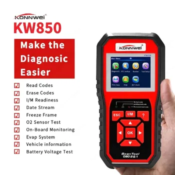 

Car Computer Fault Scanner Code Reader Car Troubleshooting Scanner Vehicle Computer Auto Diagnostics Tool Supports 8 Languages