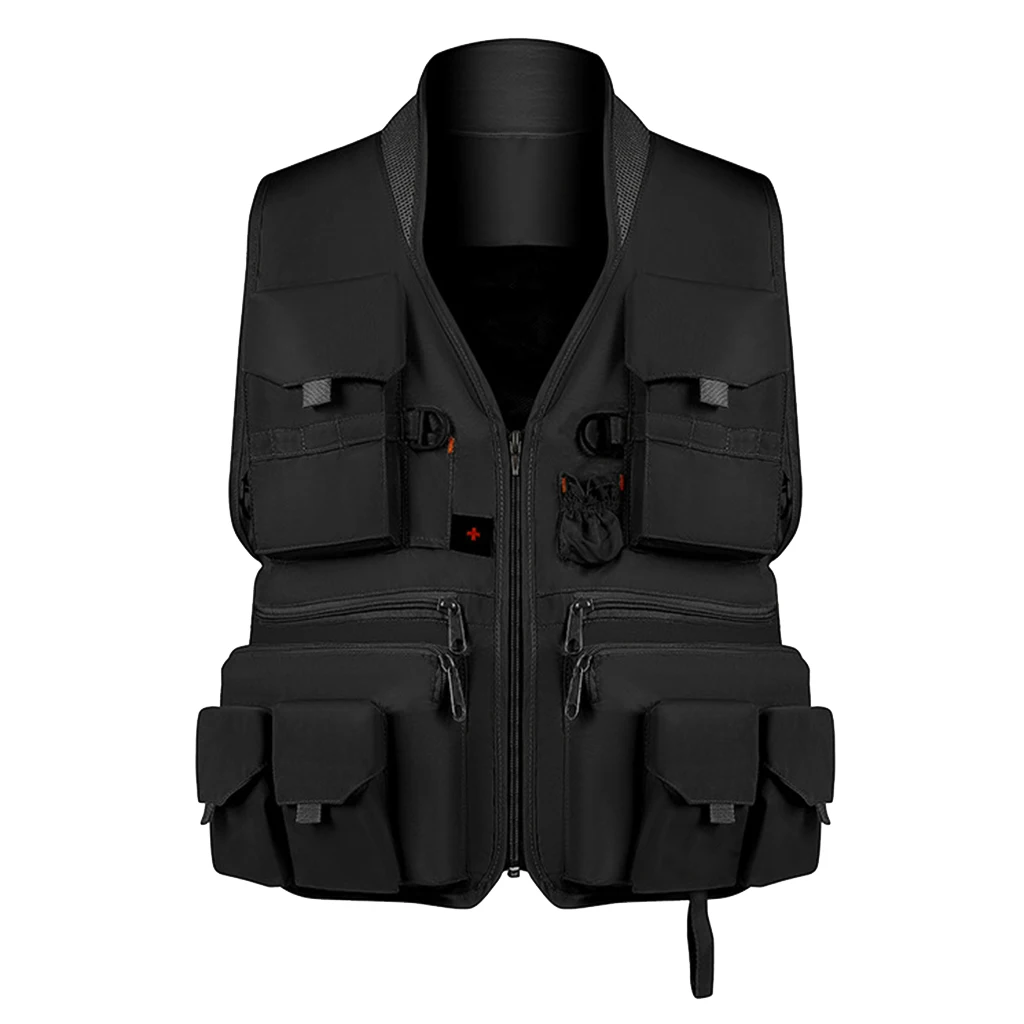 Fly Fishing Vest Chest Pack for Tackle Gear and Accessories, Adjustable Size for Men and Women