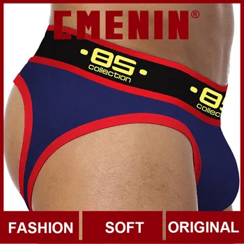 

Polyester Sexy Gay Underwear Men Thong Soft Ins StyleJockstrap Mens Thongs And G strings Sissy Panties String Men Lingerie BS177