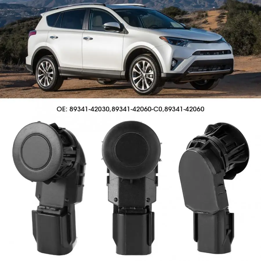 Автомобильный датчик парковки, черный PDC датчик парковки, подходит для Toyota RAV4 л L4-89341 42060,89341-42030,89341-42060-C0