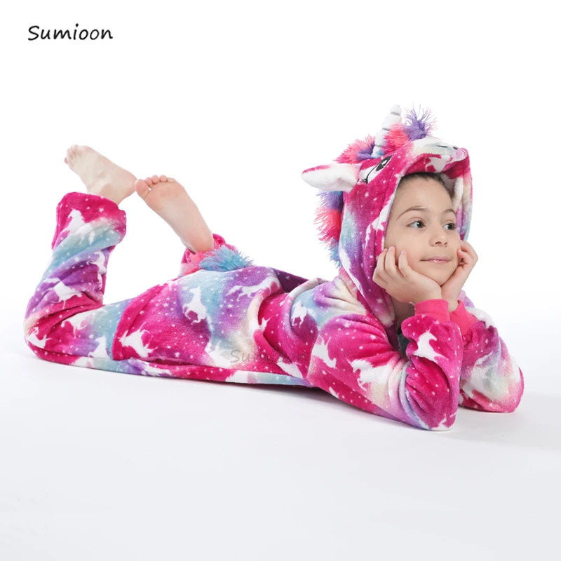 Kigurumi Unicorn Children's Pajamas For Girls Boys Sleepwear Animal Panda Onesie Kids Costume Jumpsuit Baby Pijamas Kigurumi Unicorn Children's Pajamas For Girls Boys Sleepwear Animal Panda Onesie Kids Costume Jumpsuit Baby Pijamas