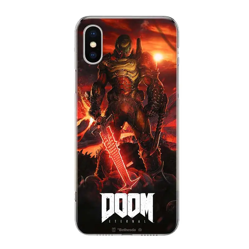 HOT GAME DOOM ETERNAL Phone Case For Apple Iphone 13 Pro Max 11 12 Mini SE 2020 X XS XR 8 7 Plus 6 6S 5 5S Cover Shell Coque