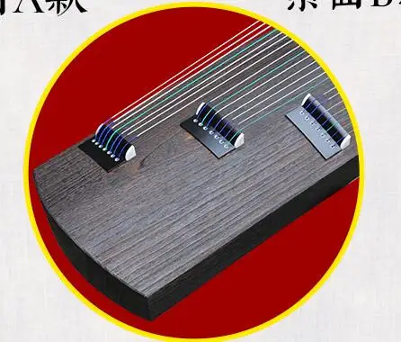 professional 21 stringed Chinese zither fortune paulownia solid wood Guzheng Solid wood simple surface gu zheng zither