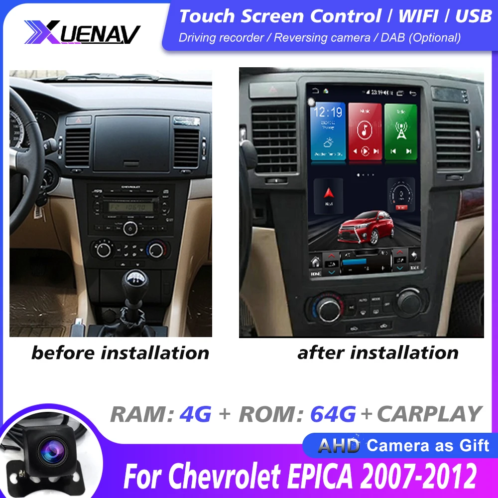 

2DIN car radio Android stereo receiver for Chevrolet EPICA 2007 2008 2009 2010 2011 2012 car video multimedia MP3 player