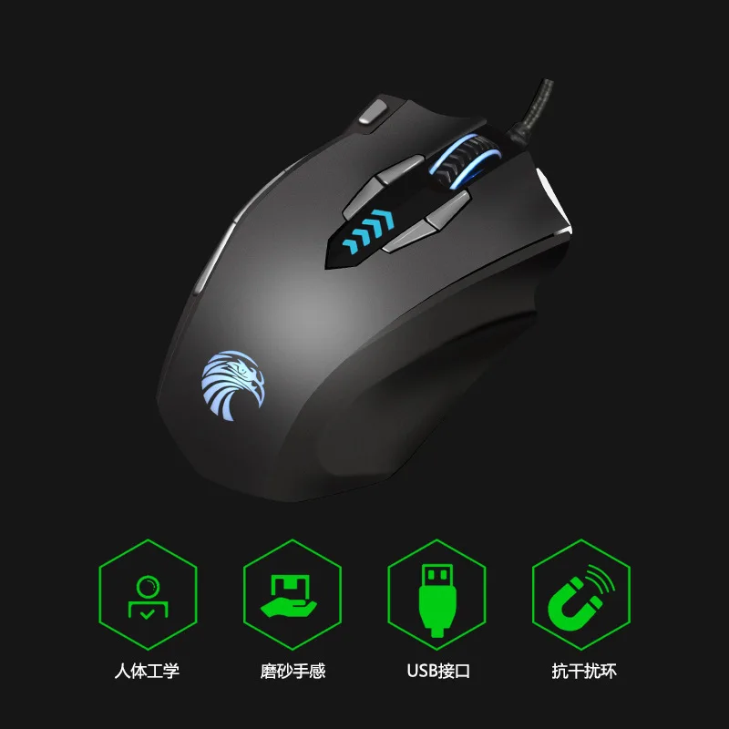 Z7900 professional gaming game frosted mouse eating chicken macro programming LOL aggravating backlit computer | Компьютеры и офис