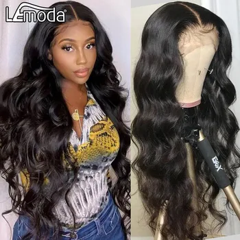 

13x6 HD Lace Wig 13x4 Body Wave Lace Front Human Hair Wigs For Black Women 30Inch Lace Closure Wig Lemoda Brazilian Hair Wigs