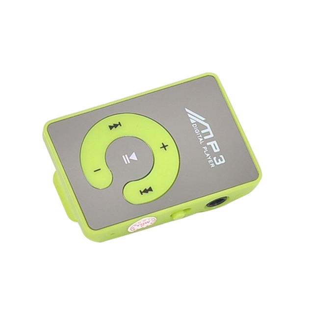 Waterproof Digital Mini Portable TF Card C Button Clip Mirror Music MP3 Player