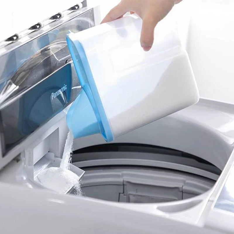 Storage Bottle For Household Washing Powder Bucket Home Large Capacity Box With Measuring Cup Cover | Дом и сад