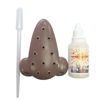 

Non Toxic Simulation Relief Pressure Children Nose Shape TPE Squeezed Acne Toys Stress Resistant Portable Venting Decompression