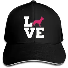 Для мужчин Wo Для мужчин s панель в форме французского бульдога любовь Бейсбол шляпа Бейсбол Кепки