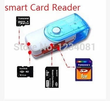 В продаже 4 в 1 USB 2 0 высокоскоростной многофункциональный все MS M2 SDHC TF MMC Micro SD U Flash