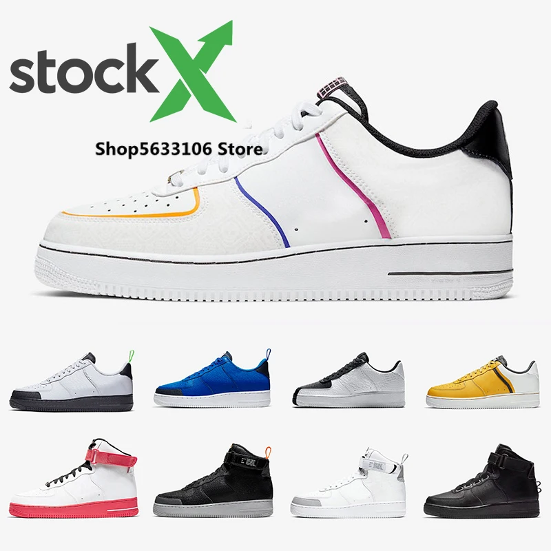 Кроссовки для мужчин и женщин AF1 Air Force one Day of Dead G Dragon Peaceminusone Para Noise 1 07 LV8|Катание на
