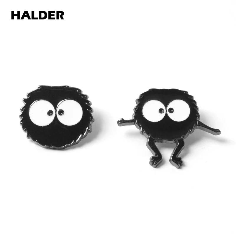 BR0017 halder аниме Мой сосед тонари нет Тоторо пыль металлическая Глянцевая Броши отворот одежда рюкзак сумки джинсовое пальто значки шпильки