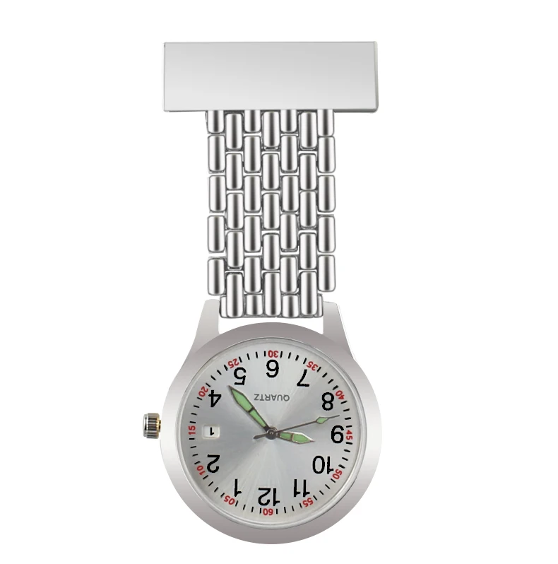 ALK Fob Nurse Pocket Watch Pen Clips Penholder Combination Three-piece Doctor Nurse Dedicated 6 Colors Pen Bag Nurse Gift Quartz